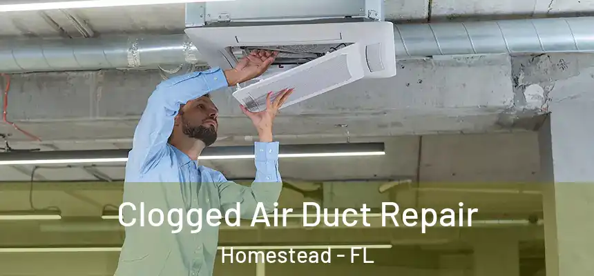  Clogged Air Duct Repair Homestead - FL