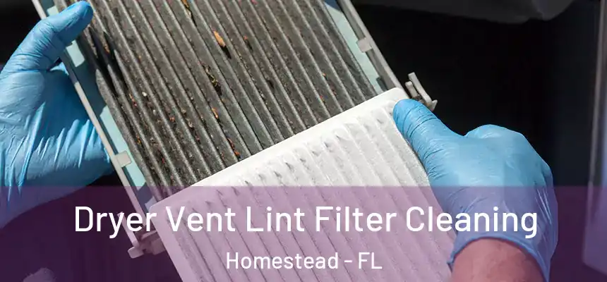 Dryer Vent Lint Filter Cleaning Homestead - FL